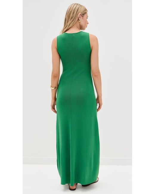 Solid & Striped Green The Lucerne Dress