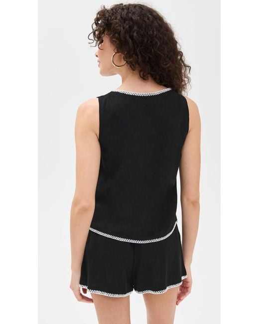 4th & Reckless Black Kenna Top