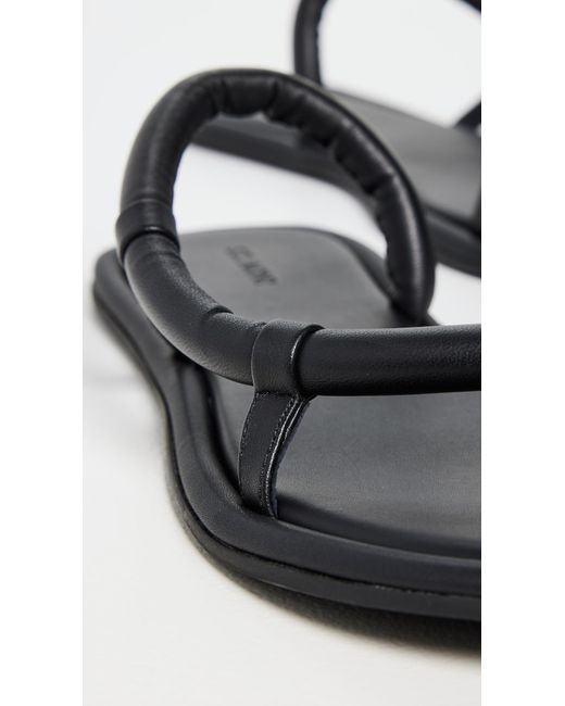 St. Agni Black Soft Loop Slides
