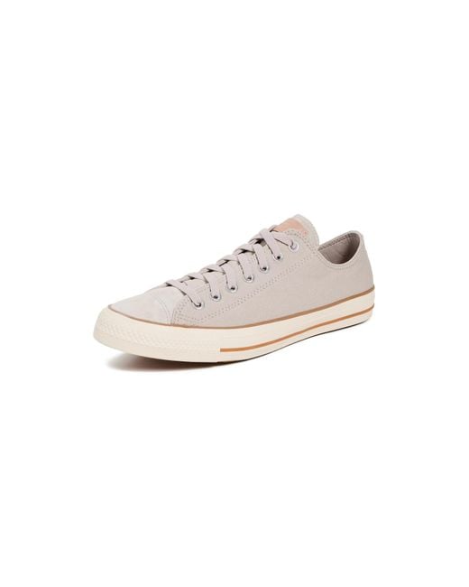 Converse White Chuck Taylor All Star Canvas And Leather Sneakers for men