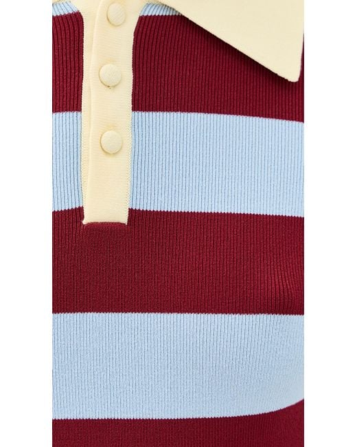 Solid & Striped Red The Debra Top