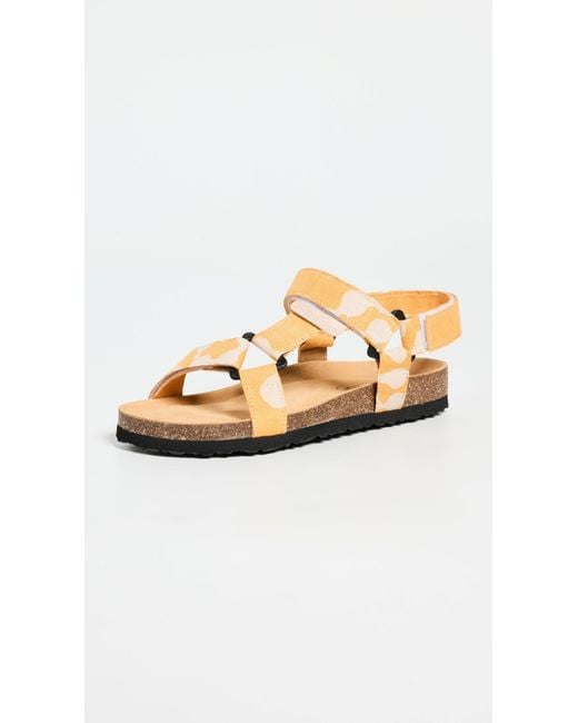 Shekudo White Yamba Sandals