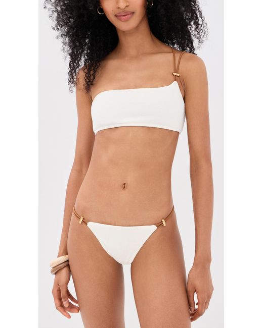 ViX White Pixie Casi Bikini Bottoms
