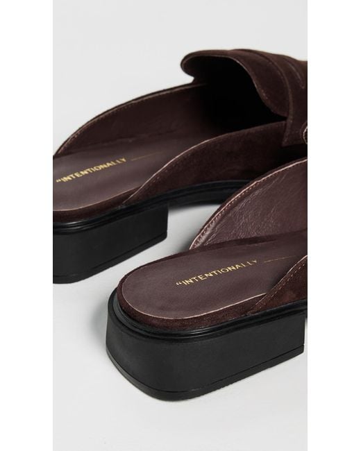 INTENTIONALLY ______ Brown Marbles Flats