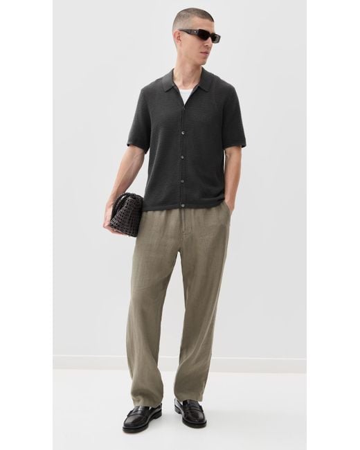 Madewell Black Open Knit Shirt for men