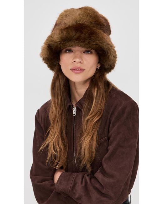 Apparis Brown Gilly Bucket Hat