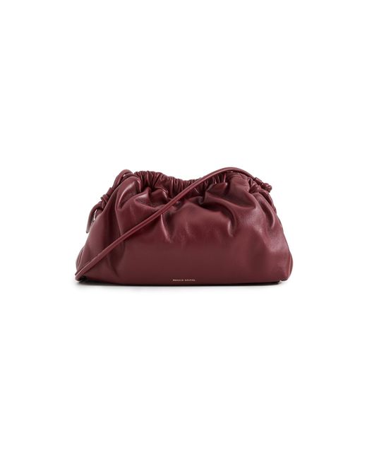 Mansur Gavriel Red Mini Cloud Clutch