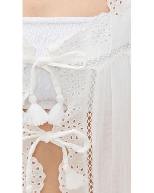 Sea White Mae Short Sleeve Coverup Dress