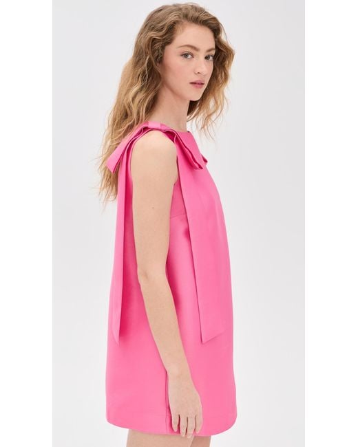 ALIGNE Fern Bow Tie Mini Dress in Pink | Lyst
