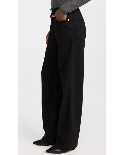 Rag & Bone Black Featherweight Logan Jeans