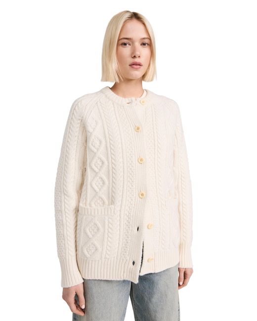 Alex Mill Natural Agnes Cardigan