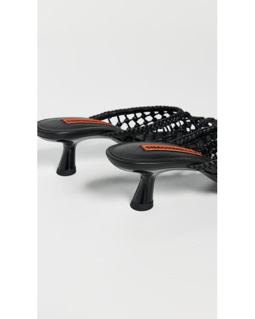 Simon Miller Black Knotted Gala Mules
