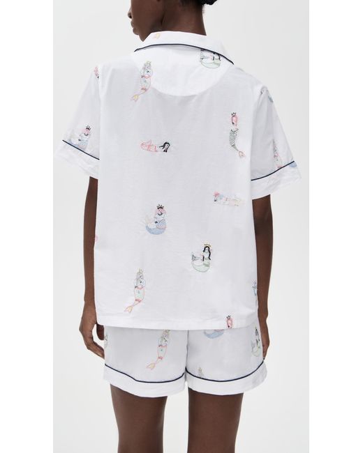 Printfresh Black Shorts Pajama Set