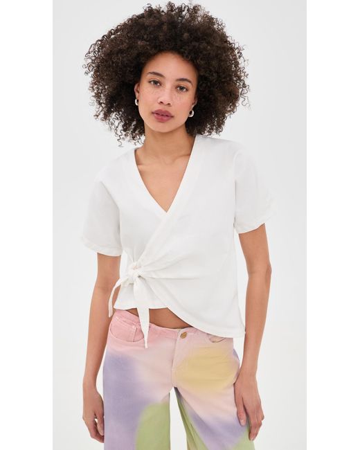 Sixxta White Wave Top