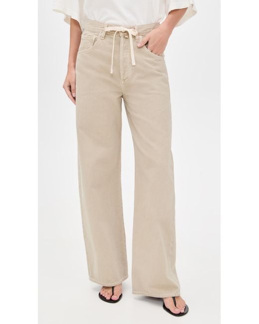 Citizens of Humanity Natural Brynn Drawstring Trousers