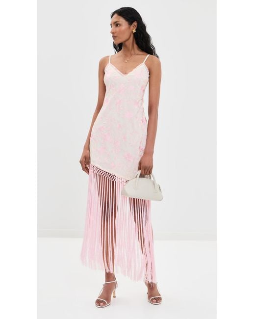 LoveShackFancy Pink Evalette Dress