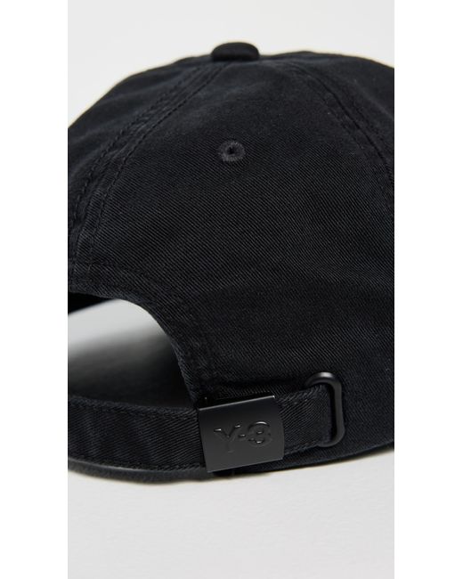 Y-3 Black Dad Cap for men
