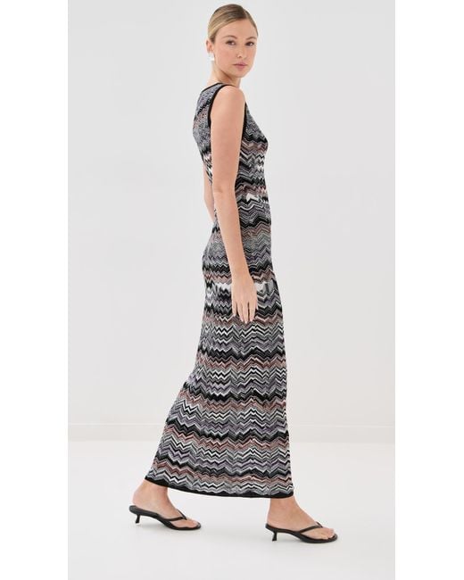 Missoni Multicolor Sleeveless Long Dress
