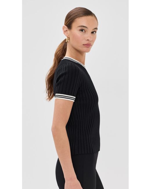 Le Bos Black Ringer Tee