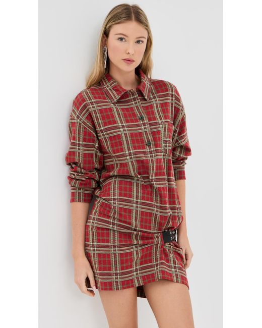 Isabel Marant Blandia Dress in Red | Lyst