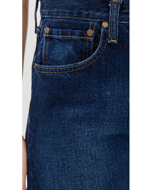 A.W.A.K.E. MODE Blue A. W.A. K.E. Mode Upcycled Jeans With Side Inserts