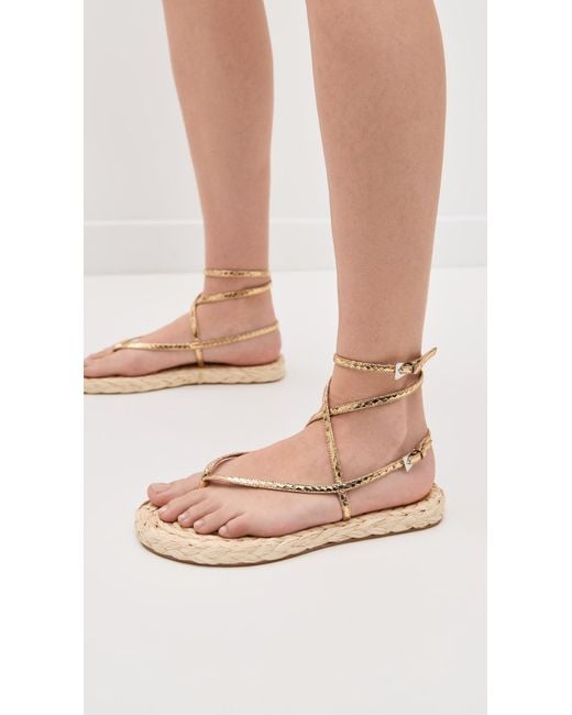 Paris Texas White Hydra Flat Sandals