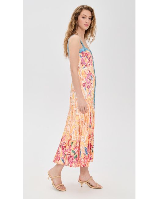 Saloni Pink Karen Dress