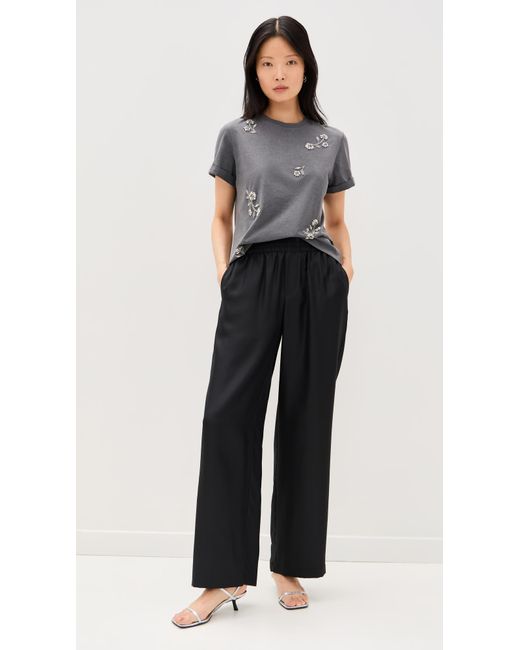 Cinq À Sept Black Diamond Vines Washed Bree Tee