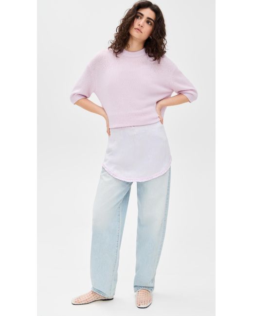 The Line By K White Tadao Tunic Top