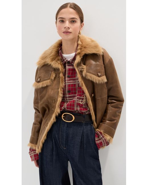 Twp Brown Aspen Bomber Jacket