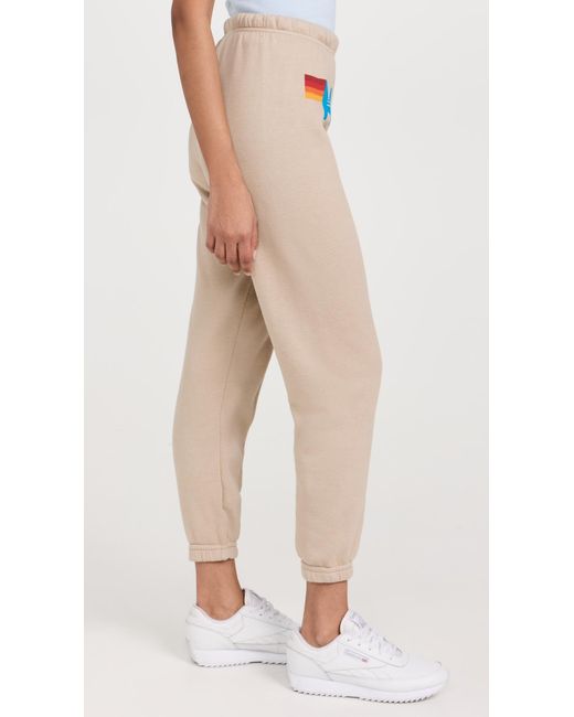 Aviator Nation Multicolor Logo Weatpant And