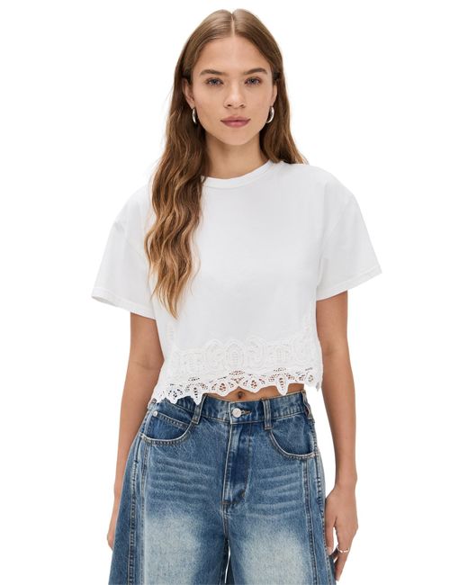 LoveShackFancy Blue Karolin Tee