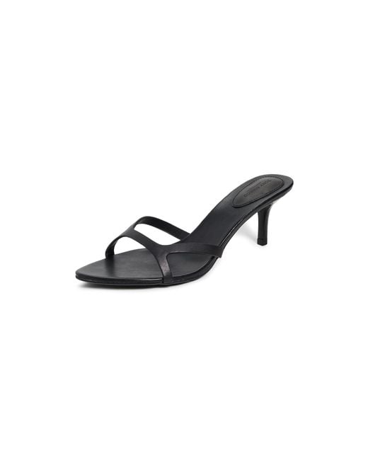 Tony Bianco Black Daisy Sandals