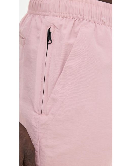 Oas Pink Blush Nylon Swim Shorts 4.75 for men