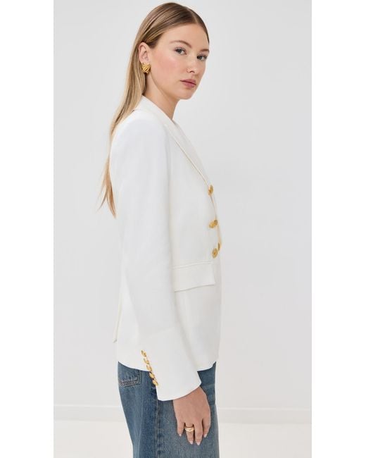 Veronica Beard White Miller Dickey Jacket