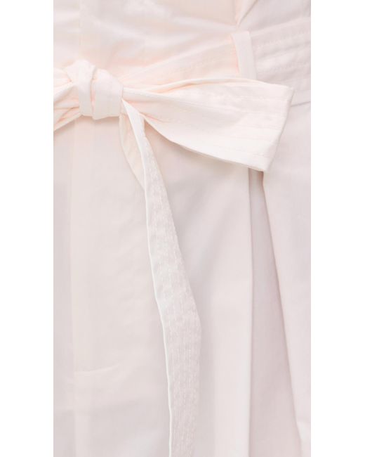 L'Agence Pink Lowen Paperbag Cropped Pants