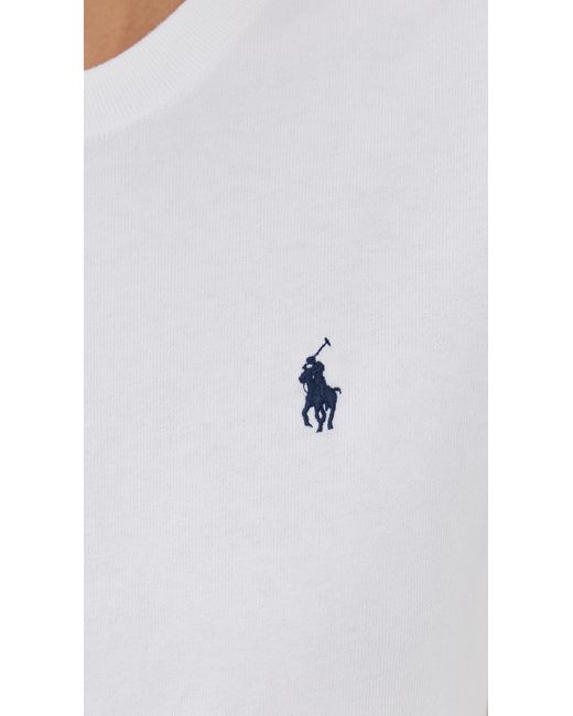 Polo Ralph Lauren White Crew Neck T-Shirt Dress