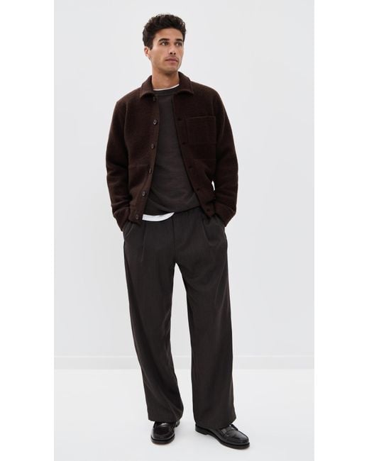 NN07 Black Ted Soft Wool Sweater for men