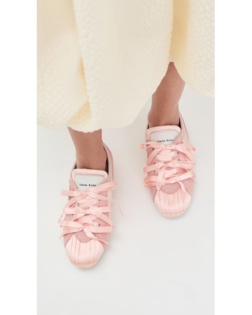Simone Rocha Pink Ballerina Grip Trainers