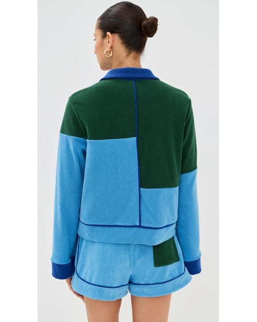 Staud Blue Carli Jacket