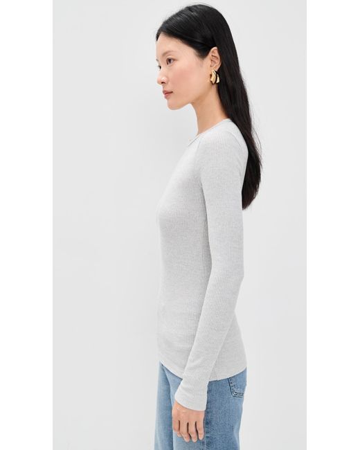 Agolde White Delphi Slim Tee