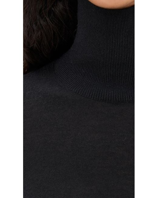 Co. Black Long Sleeve Cashmere Turtleneck
