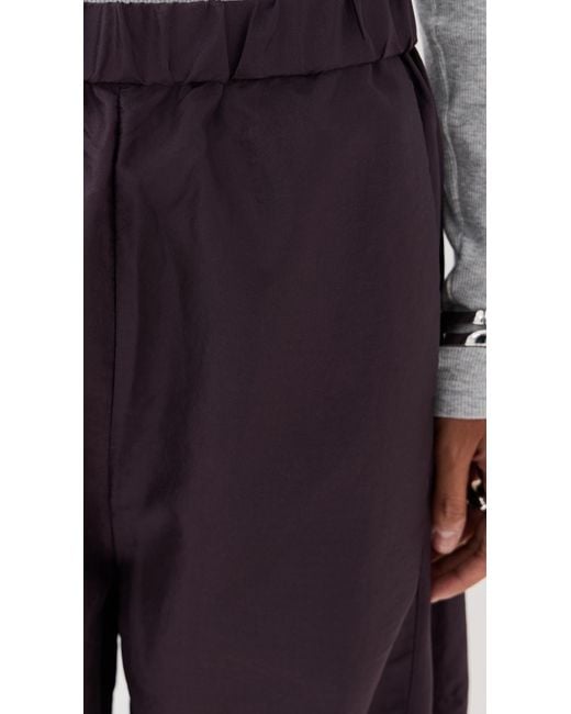 Tibi Blue Crispy Nylon Winslow Pants