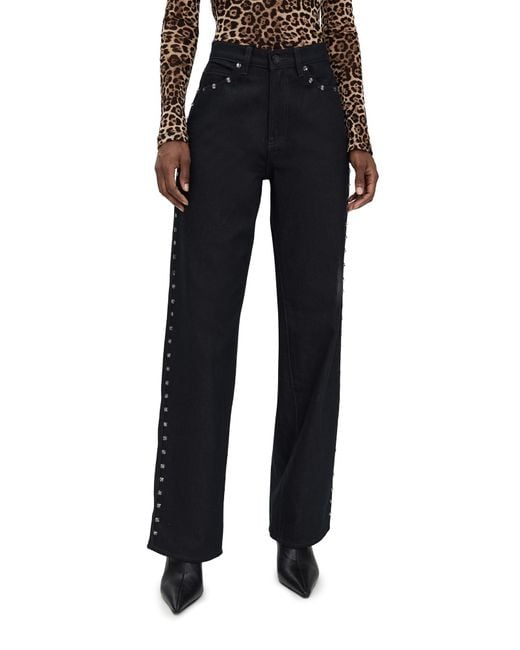 DL1961 Black Kaylen Soft Curve High Rise Jeans