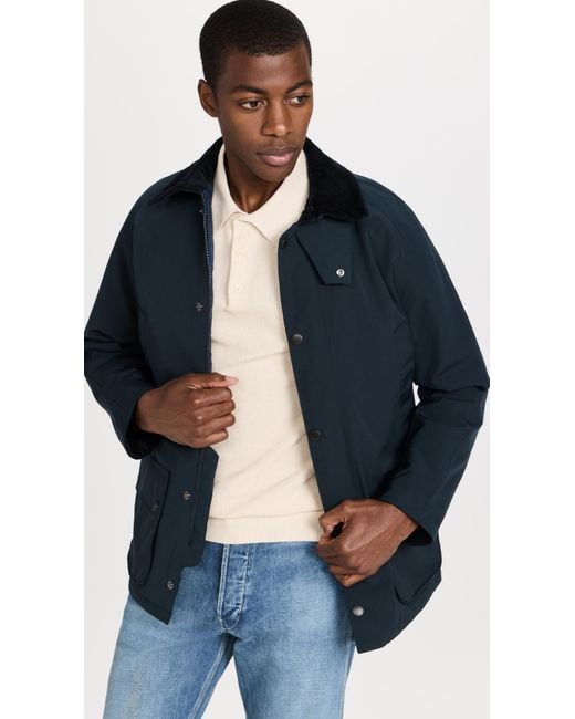 Barbour Blue Winter Ashby Jacket for men