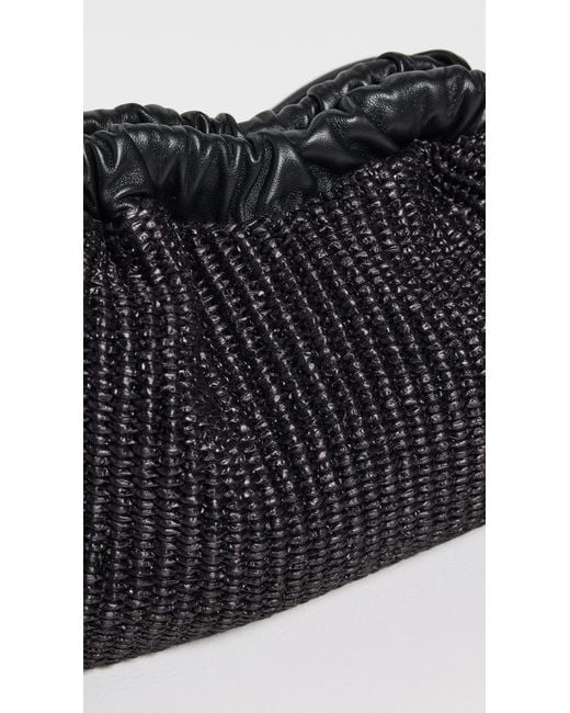 Mansur Gavriel Black Mini Cloud Clutch
