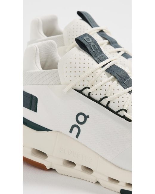 On Shoes White Cloudnova 2 Sneakers for men