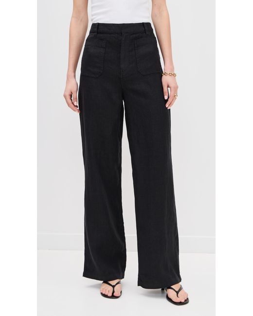 Madewell Black Patch Pocket Flare Pants