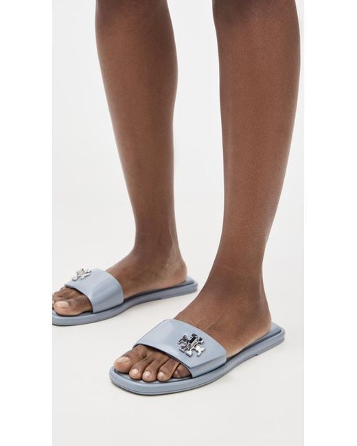 Tory Burch Multicolor T Lock Slides