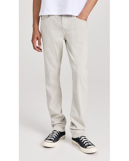 PAIGE White Federal Transcend Jeans for men